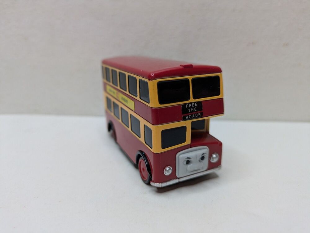 Thomas & Friends Tomy Trackmaster Red BULGY Railway Bus TESTED and WORKS